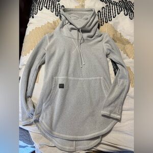 Deso brand cream/gray Women's Hoodie